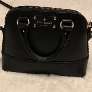 Black mini Kate Spade purse